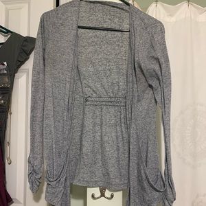 Grey cardigan